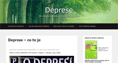 Desktop Screenshot of deprese.psychoweb.cz