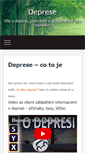 Mobile Screenshot of deprese.psychoweb.cz