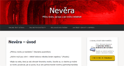 Desktop Screenshot of nevera.psychoweb.cz