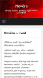 Mobile Screenshot of nevera.psychoweb.cz