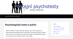 Desktop Screenshot of policejni-psychotesty.psychoweb.cz