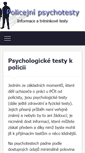 Mobile Screenshot of policejni-psychotesty.psychoweb.cz