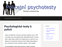 Tablet Screenshot of policejni-psychotesty.psychoweb.cz
