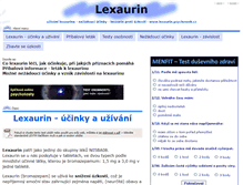 Tablet Screenshot of lexaurin.psychoweb.cz