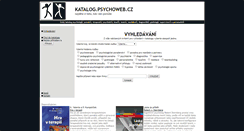 Desktop Screenshot of katalog.psychoweb.cz