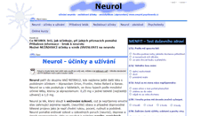 Desktop Screenshot of neurol.psychoweb.cz